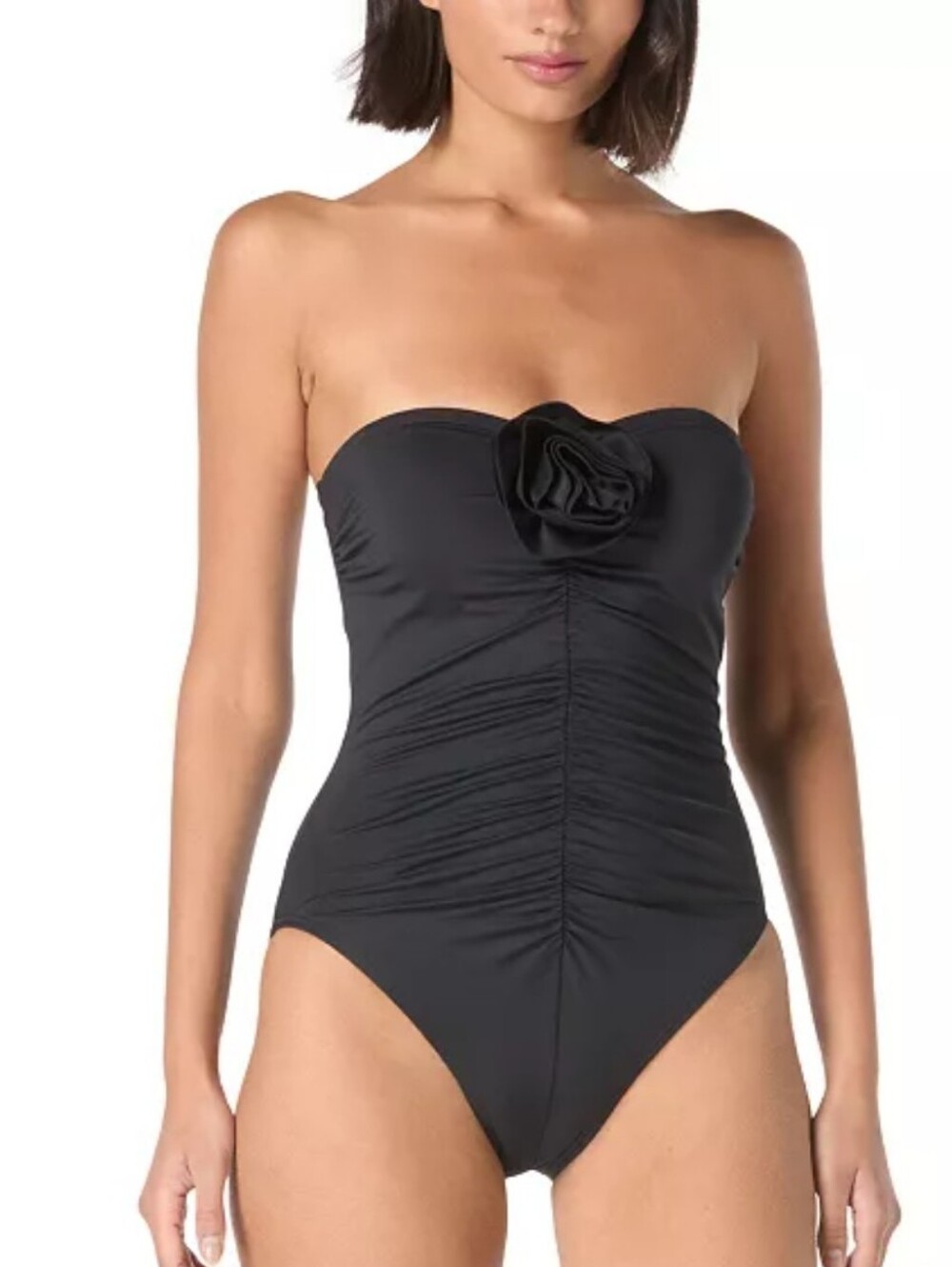 Kate Spade Rosette Bandeau One Piece Swimsuit Size Medium